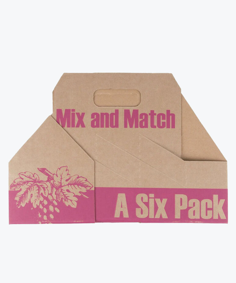 Customizable 6 Pack Bottle Beer Carrier Boxes