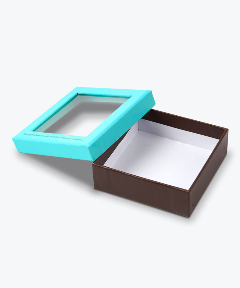 Customized Cardboard Boxes with Window Lid